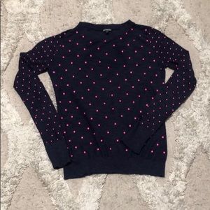Express polka dot sweater